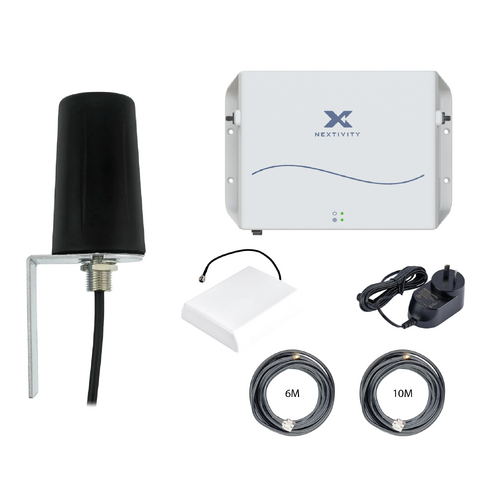 CEL-FI GO G51 Stationary 4G/5G Tri-Carrier Switchable Signal Booster Blackhawk M2M Omni Building Pack