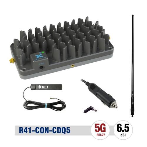 Cel-Fi GO ROAM R41 5G Mobile Car Vehicle Cellular Coverage Solution with RFI CDQ8915-B External Antenna R41-CON-CDQ5