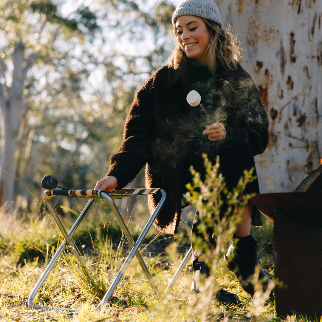 Supex Hoop Leg Camping Stool | Large | 45cm