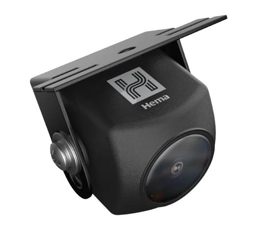 Hema HM-CAM20 reversing camera with stainless steel housing and mounting bracket