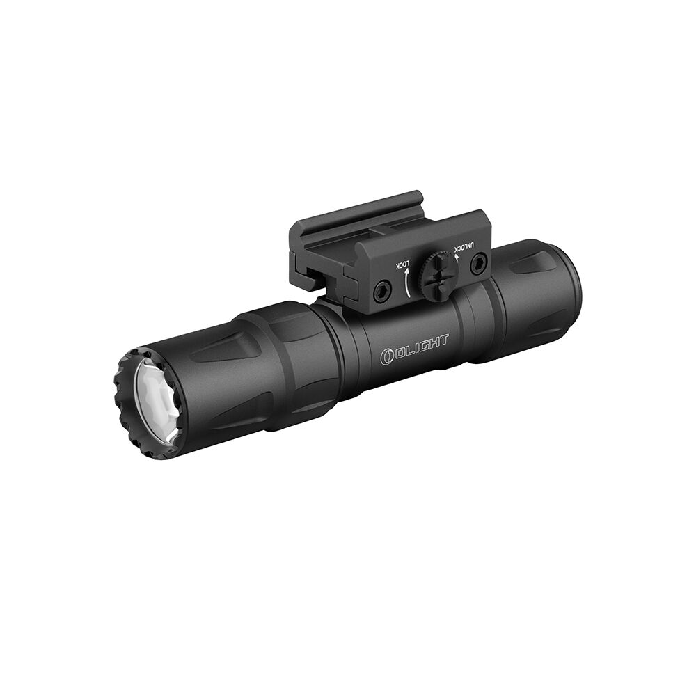 Olight Odin S matte black Picatinny version with rail clamp