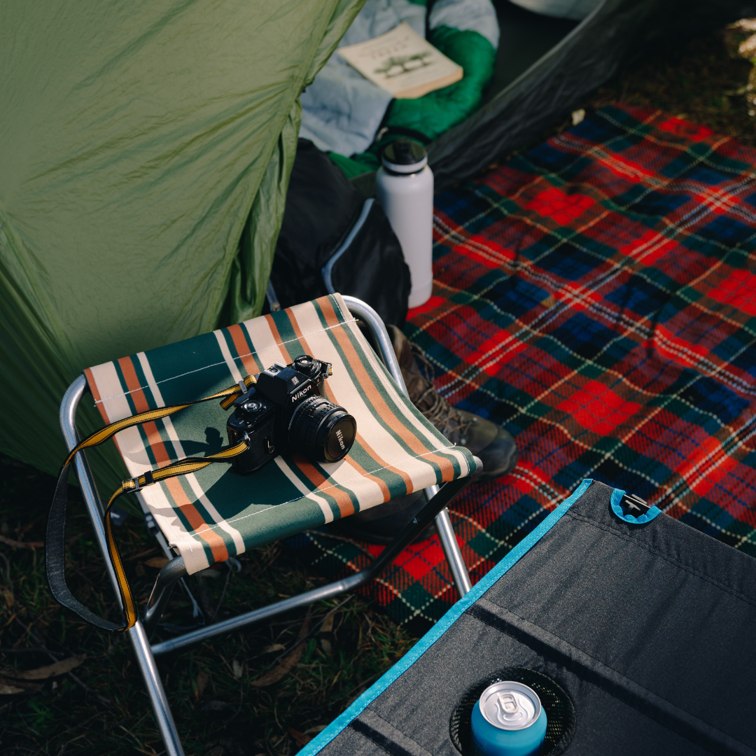 Supex Hoop Leg Camping Stool | Large | 45cm