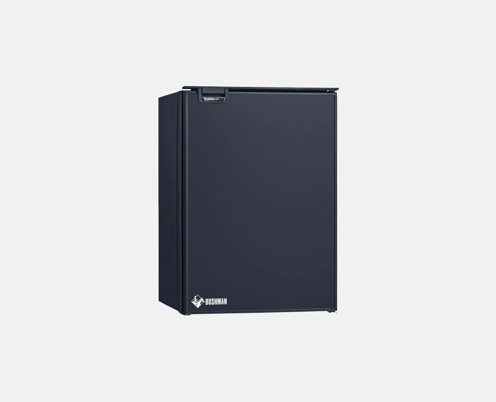 Bushman DC130-X 130L upright fridge closed