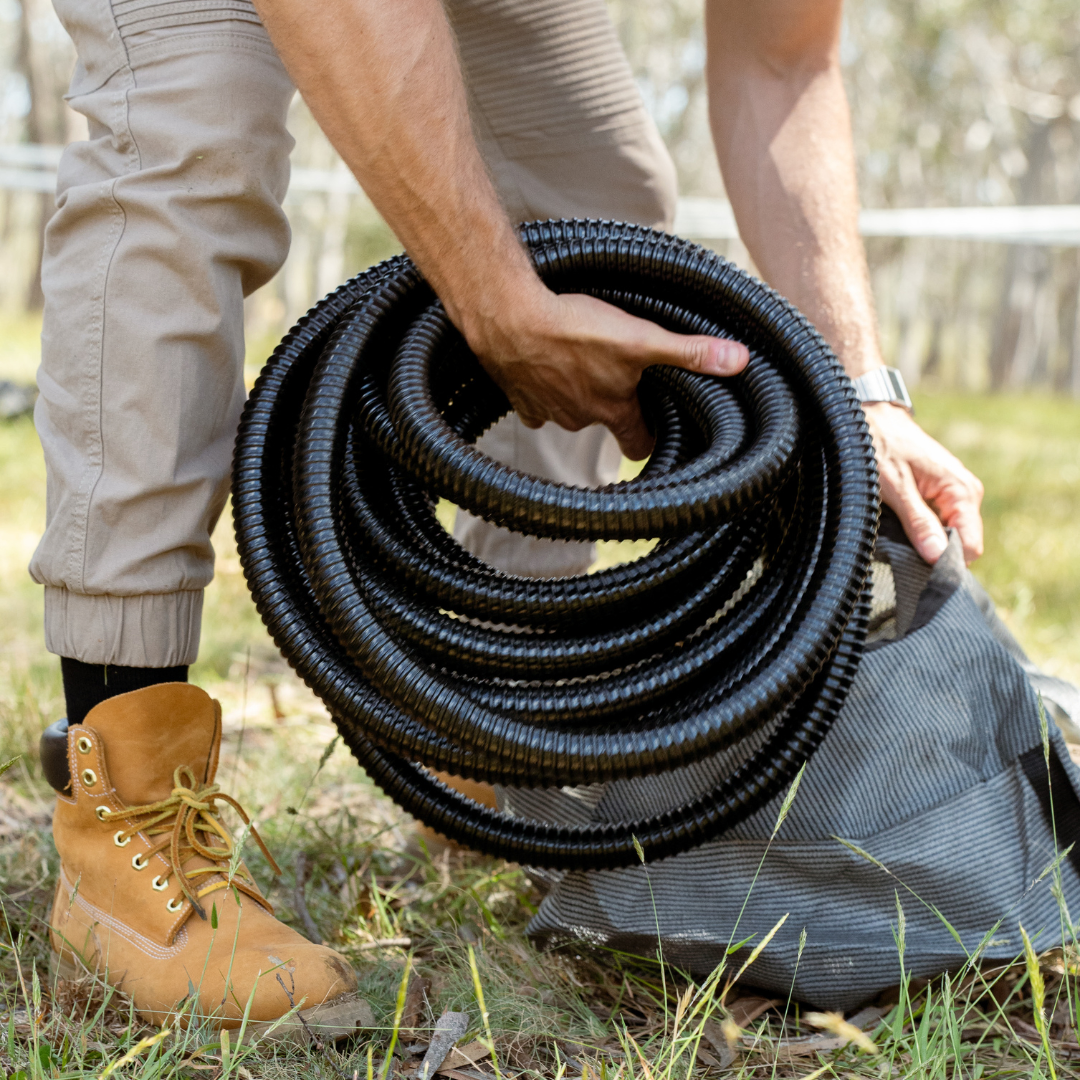 Supex Caravan Sullage Hose | 10m Coil | 28mm Dia.