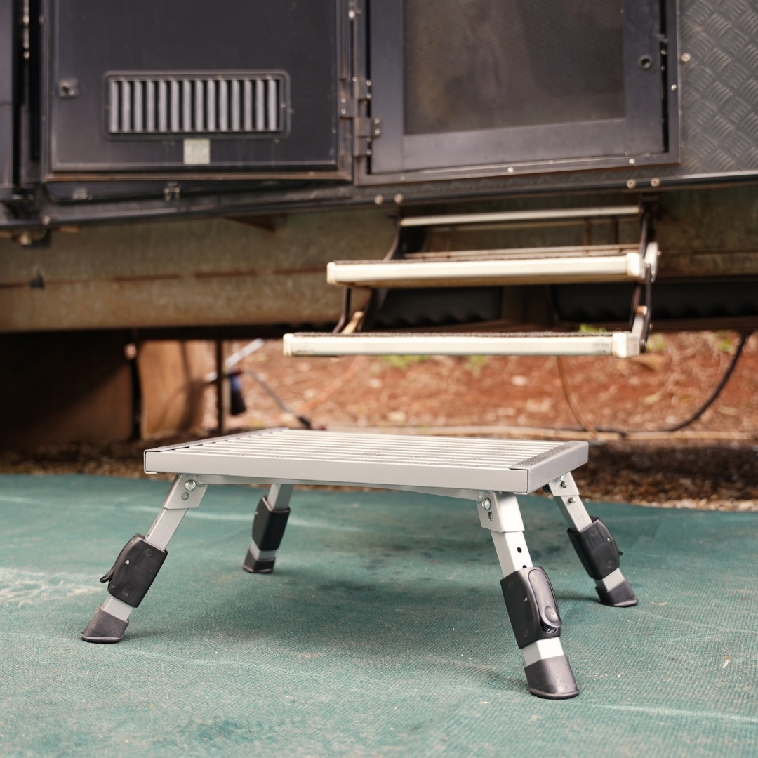 Supex Heavy Duty Adjustable Caravan Step