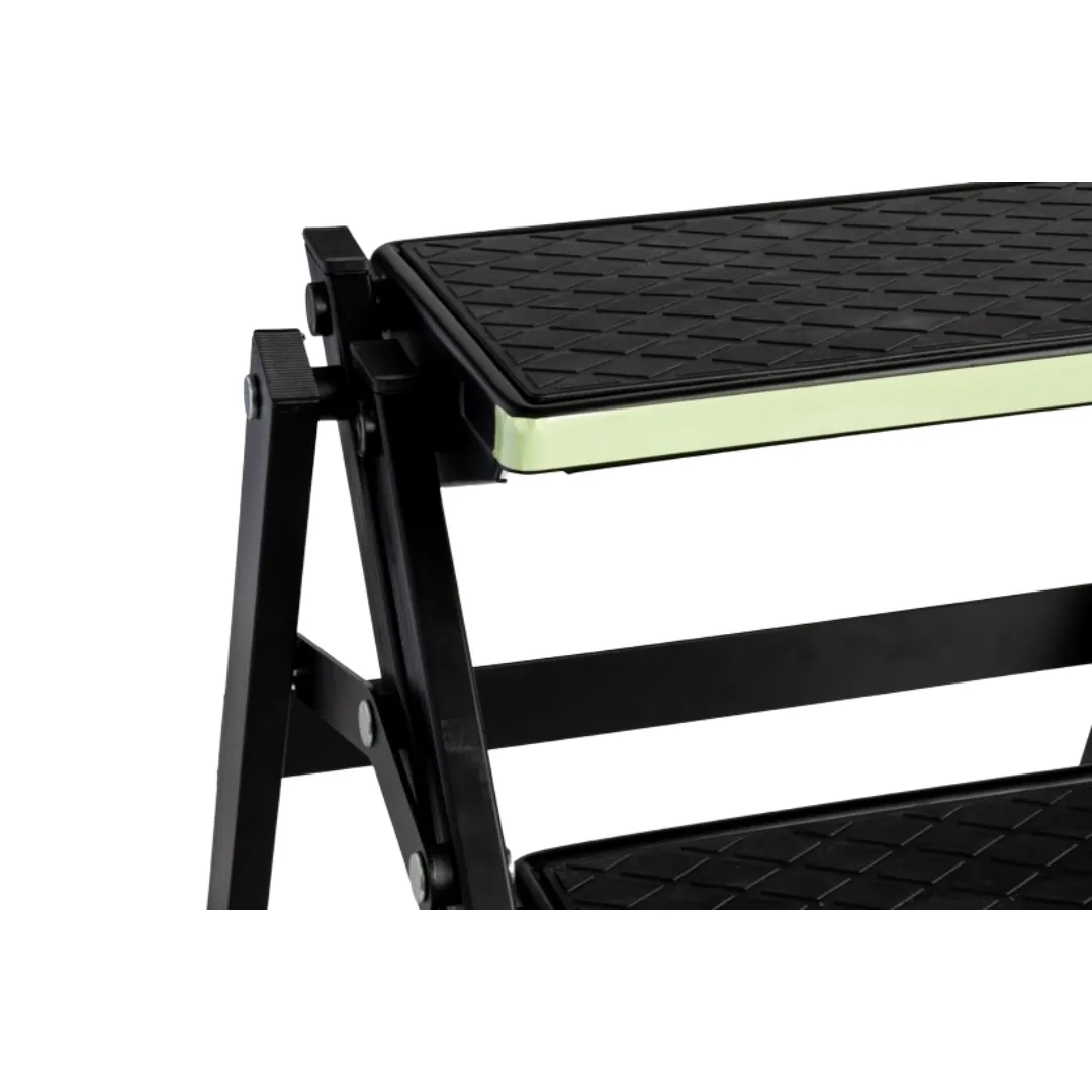 Supex Two-Stage Aluminium Caravan Step | Black