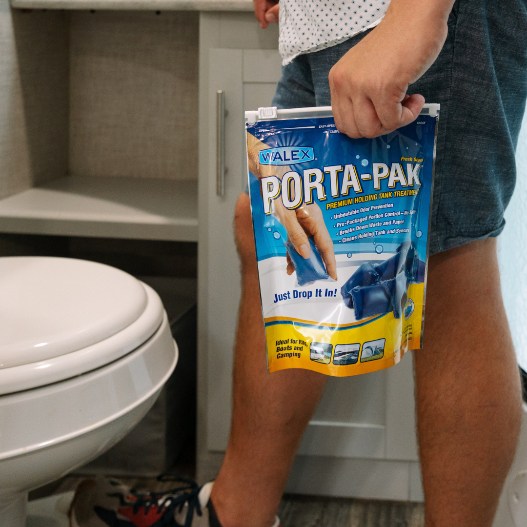 Supex Porta Pak Toilet Chemical Sachets | Fresh Scent | 15 Pack
