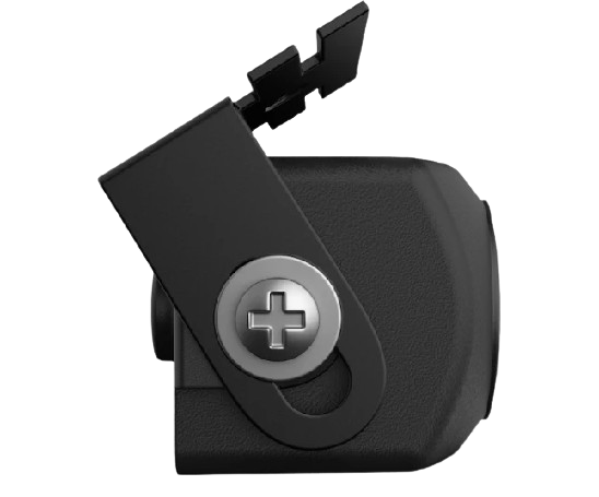 Side view of the Hema HM-CAM20 showing the adjustable mounting bracket and pivot bolt