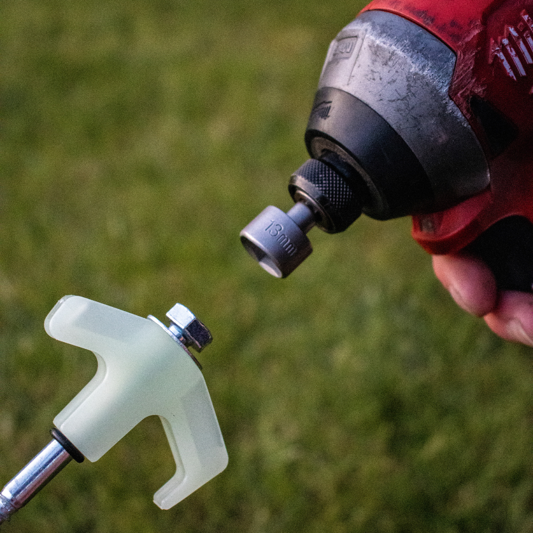 Supex Hard Ground Screw-In Peg Drill Adapter | 13mm