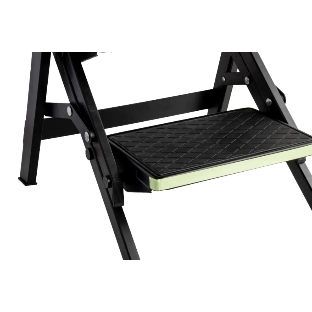 Supex Two-Stage Aluminium Caravan Step | Black