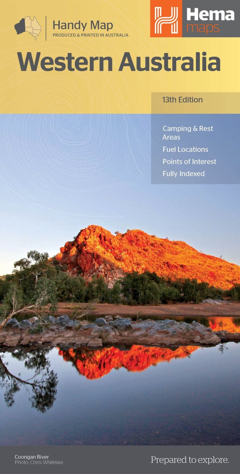 Hema Western Australia Handy Map (13th Edition)