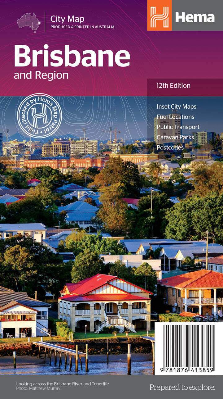 Hema Brisbane & Region Map (12th Edition)
