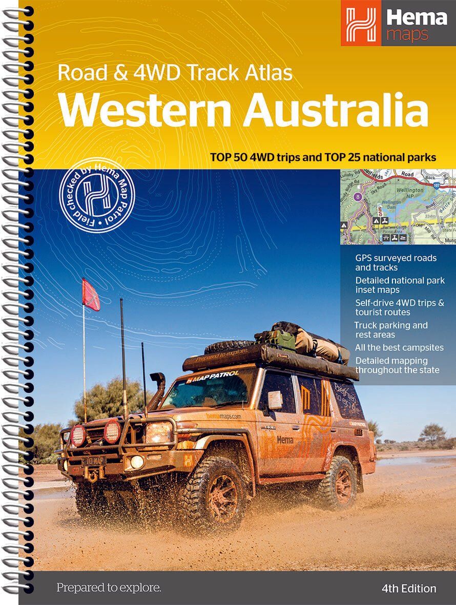 Hema Western Australia Road & 4WD Track Atlas (4th Edition)