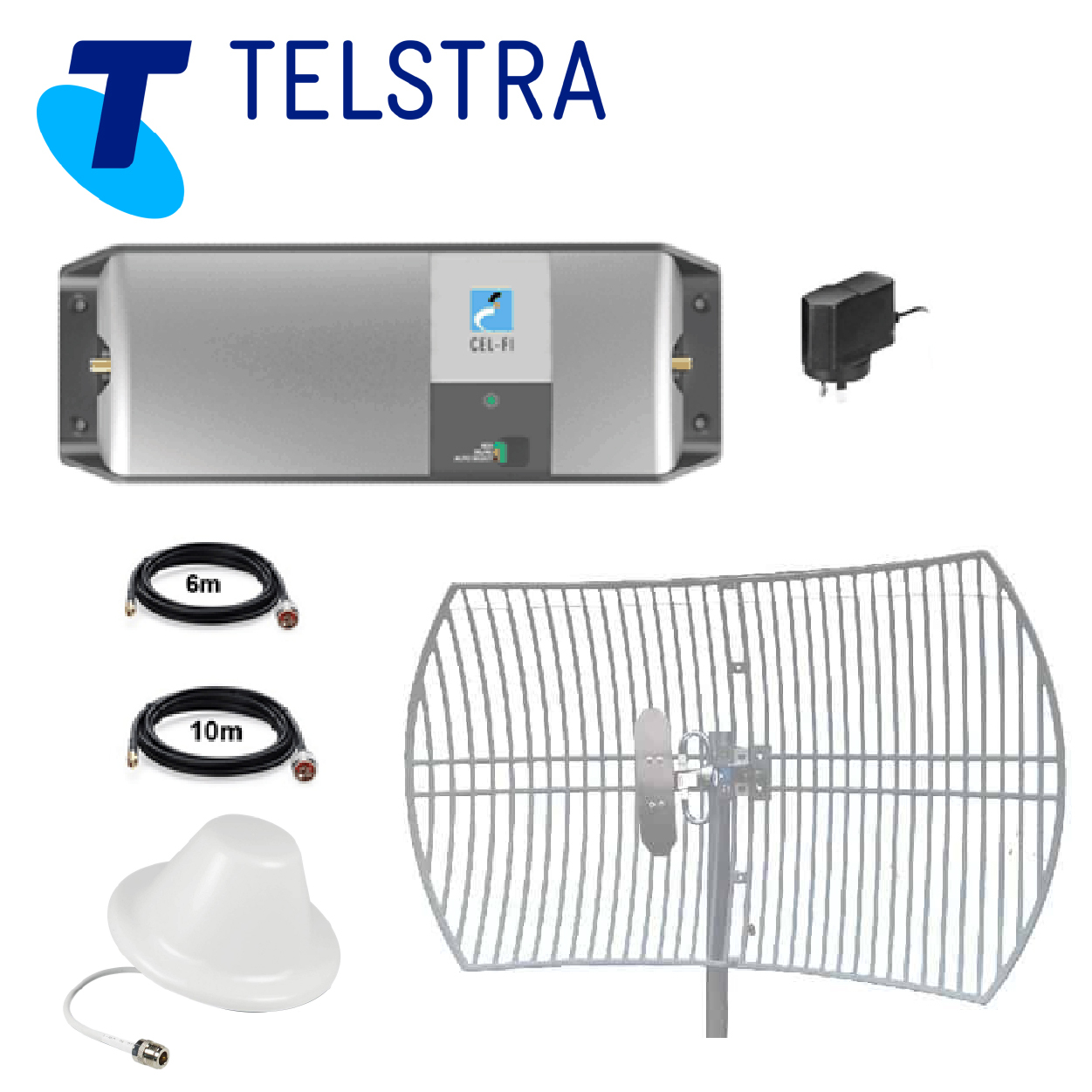 CelFi Go Telstra 3G/4G Mobile Signal Repeater Booster Building Pack w