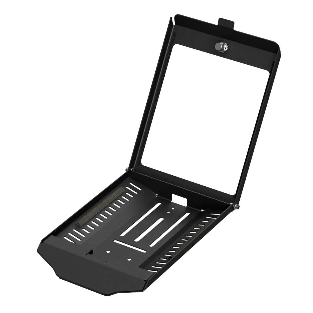Slimline lockable roof rack mount for Starlink Mini