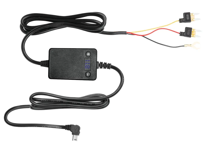 Uniden HWK-2N Hard Wire Kit for Dash Cams, Mini USB, 12V/24V, Supports Parking Mode