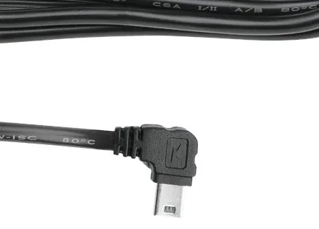 Uniden HWK-2N Hard Wire Kit for Dash Cams, Mini USB, 12V/24V, Supports Parking Mode