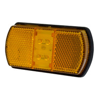 Amber LED Side Marker 9-33V 0.5m Cable