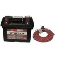 12 VOLT DIRECT Plug & Play Portable Dual Battery Box Powerstation