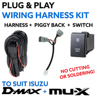 Isuzu D-MAX  (Pre Aug 2020) & MU-X Plug & Play Driving Light Wiring Harness Loom