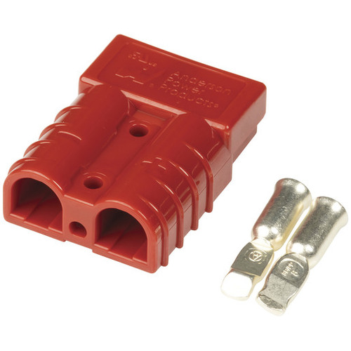2 Pack - 50A Red Anderson Style Plug