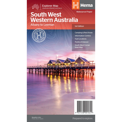HEMA South West Western Australia Map
