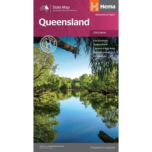 HEMA Queensland State Map