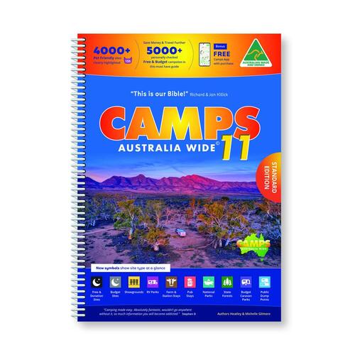 Camps Australia Wide 11 Spiral Book