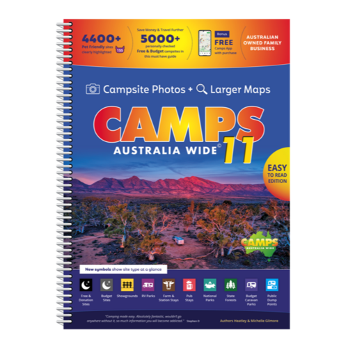 Camps 11 spiral easy to read (B4) with Camp Snaps