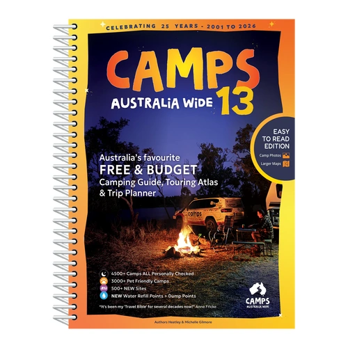 Camps 13 Easy to Read, Campsite photos and larger maps (B4)