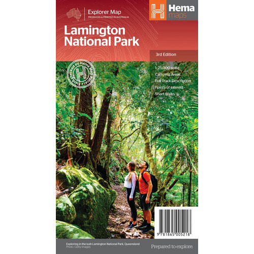 HEMA Lamington National Park Map