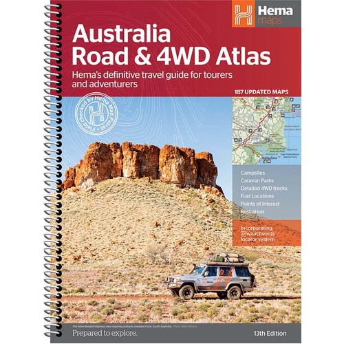 HEMA Australia Road & 4WD Atlas (Spiral Bound) - 252 x 345mm