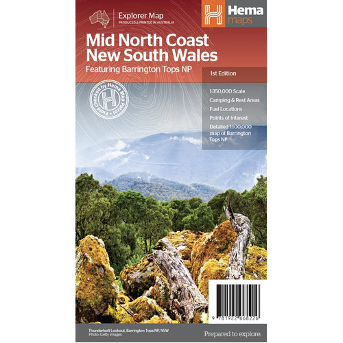 HEMA Mid North Coast New South Wales Map