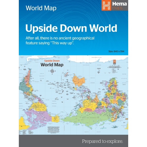 Hema Upside Down World Map