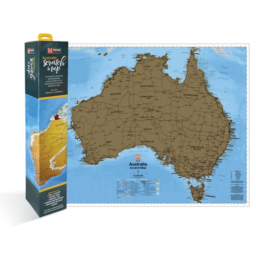 Hema's Australia Scratch Map