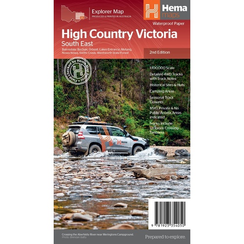 Hema The Victorian High Country - South Eastern Map