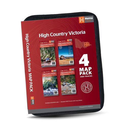 Hema The Victorian High Country Map Pack (4 Maps)