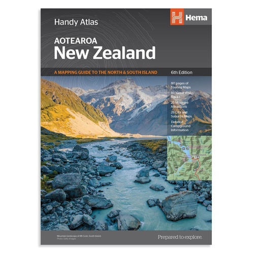 Hema New Zealand Handy Atlas (6th Edition)