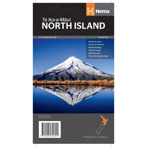 Hema North Island New Zealand Map