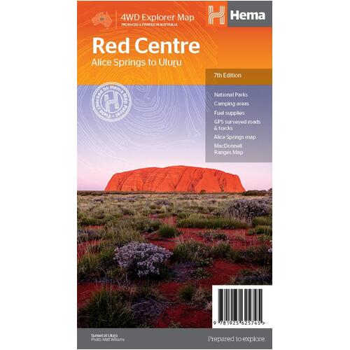 HEMA The Red Centre Map
