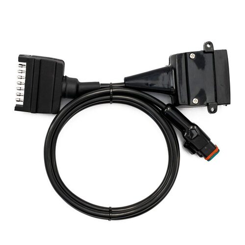 Elecbrakes 7 Flat Pin Plug to 12 Flat Pin Socket