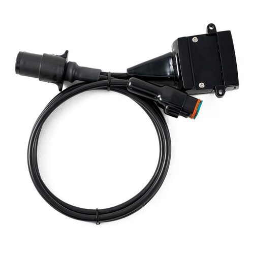Elecbrakes Adapter Small Round 7 Pin to 12 Pin Flat Socket