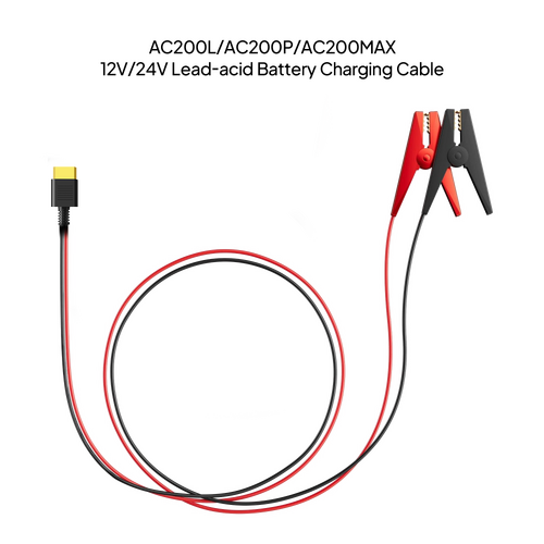 BLUETTI 12V/24V Lead-acid Battery Charging Cable (XT90) for AC200L / AC200P / AC200MAX