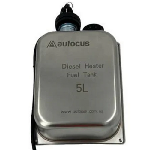 Aufocus Stainless Steel Diesel Fuel Tank 5L w/Guage and Lock