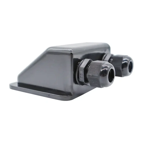 Dual Entry Junction Box Black