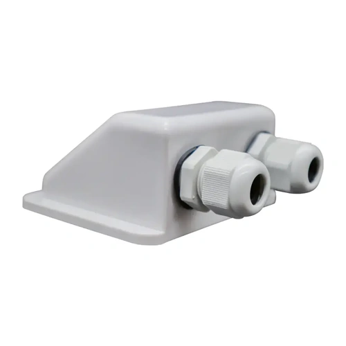 Dual Entry Junction Box White