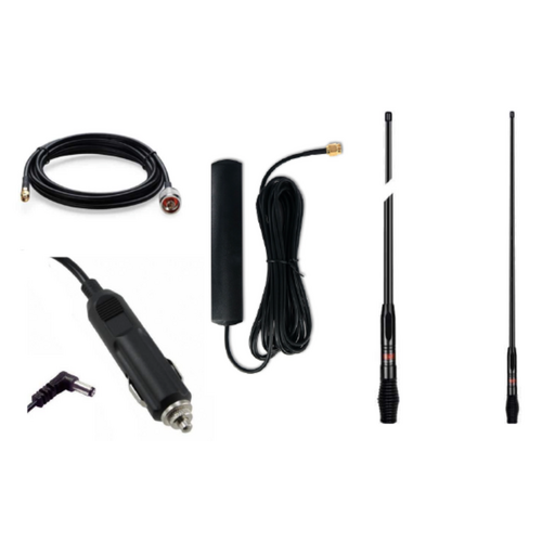 GME AT4705BA Cellular 3G/4G Bundle w/ 6m Cable, Adhesive Antenna & 12v Power Supply for Cel-Fi Go