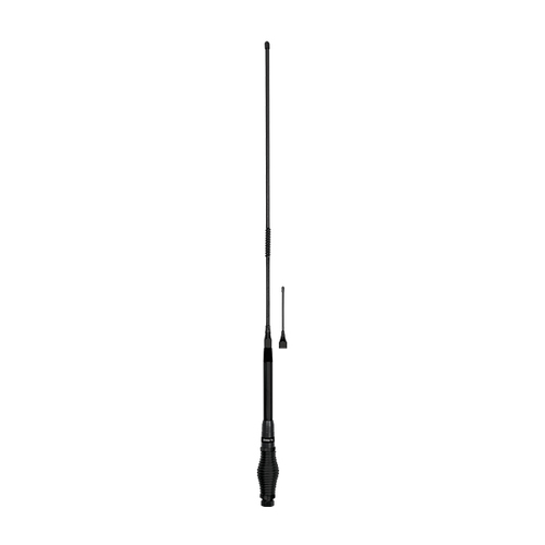 AT880BK-TWIN Uniden 6.6 + 3dBi Fiberglass Whip Antenna Black