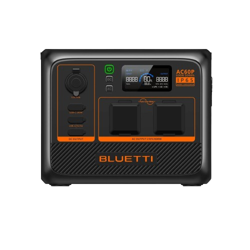 BLUETTI AC60P Portable Power Station | 600W 504Wh