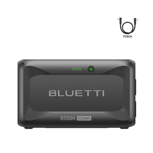BLUETTI B500K Expansion Battery for AC300, AC200L & Apex 300 | 5,120Wh (P090A Long Cable)
